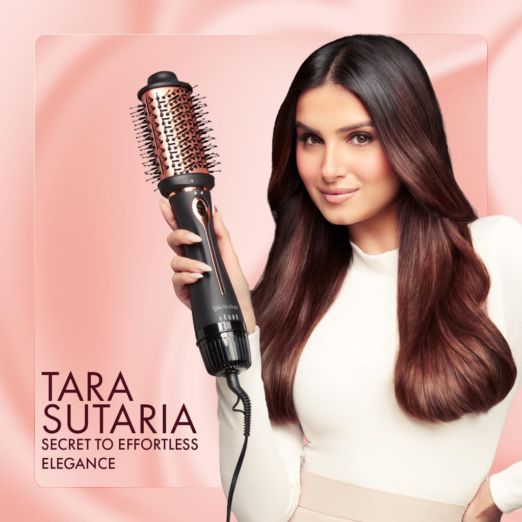 Urban yog MakeMeeBold 3-in-1 Hot Air Brush| 1.5-inch Barrel | Hair Dryer Hair Straightener Volumizer Blow Dryer Styling Tool,1200 Watt | Gifts for Woman, Multicolour