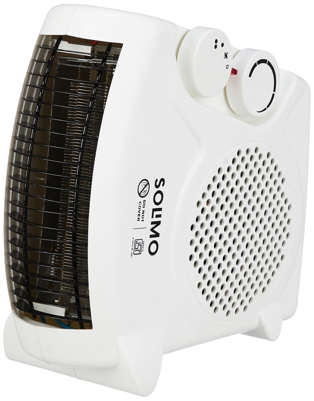 Amazon Brand - Solimo 2000/1000 Watts Room Heater with Adjustable Thermostat (ISI certified, White colour, Ideal for small to medium room/area)