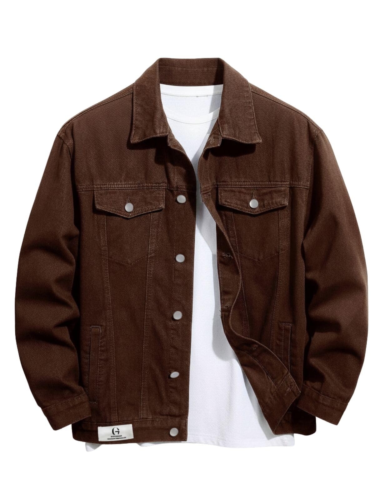 GRECIILOOKS Men’S Denim Jacket | Classic Regular Fit Jeans Jacket For Men | Stylish Branded Jackets For Men – Timeless Casual Wear