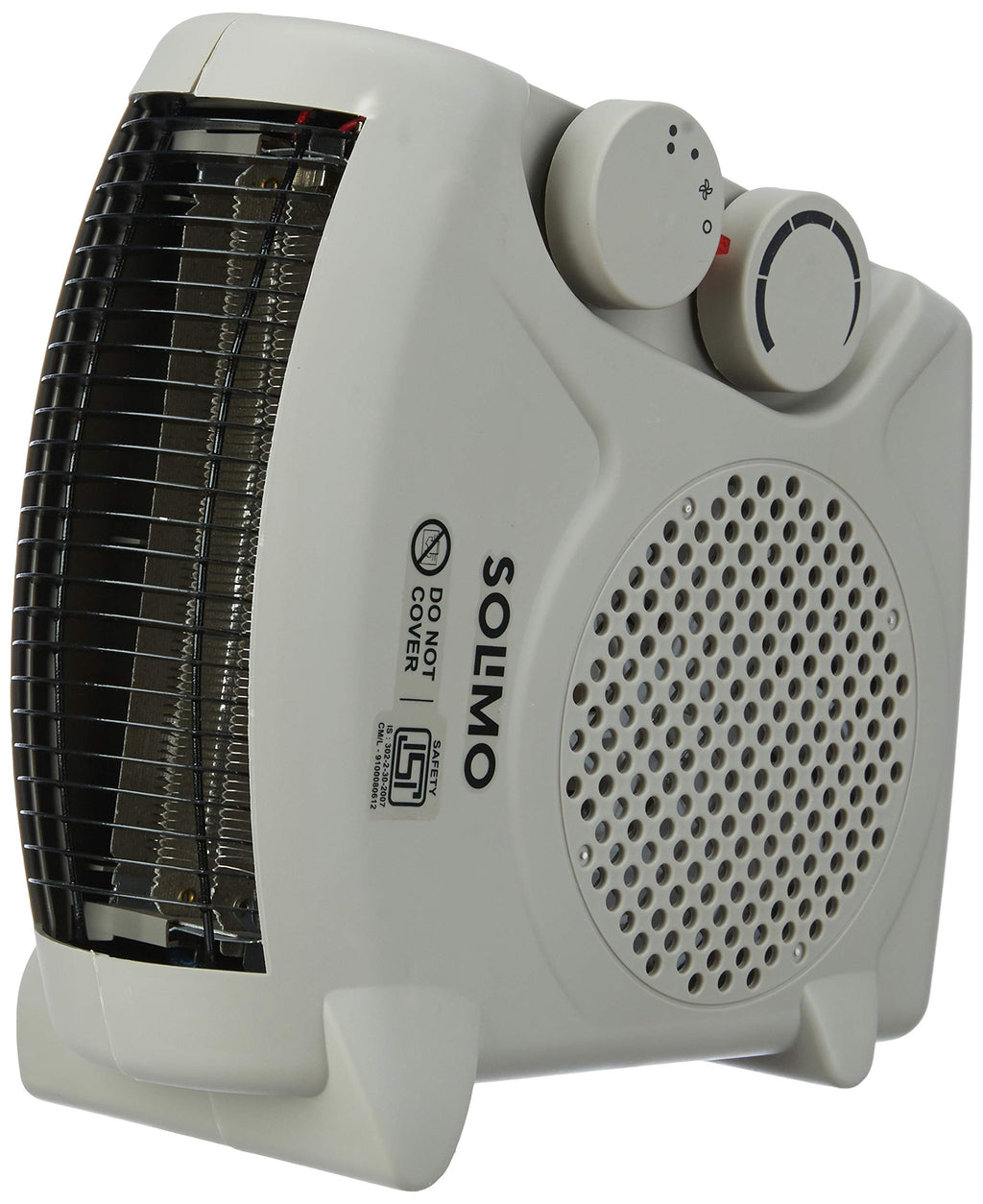 Amazon Brand - Solimo 2000/1000 Watts Room Heater with Adjustable Thermostat (ISI certified, White colour, Ideal for small to medium room/area)