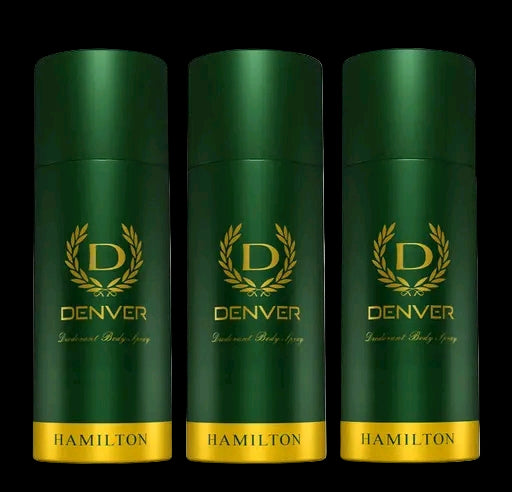 *DENVER Hamilton and Pride Combo Deodorant Spray - For Men (330 ml, Pack of 2)
*